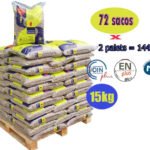 2 Pallet da 144 sacchi da 15 kg
