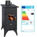 Stufa a legna angolare Bronpi Rincón 5 kW – Aprovecha Espacios
